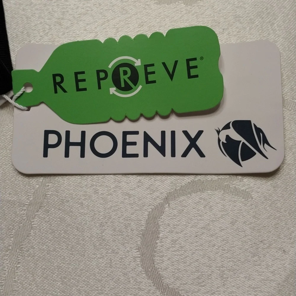 Phoenix NWT Malibu Thong Size 1X Black Seamless UV Protection Moisture Control
